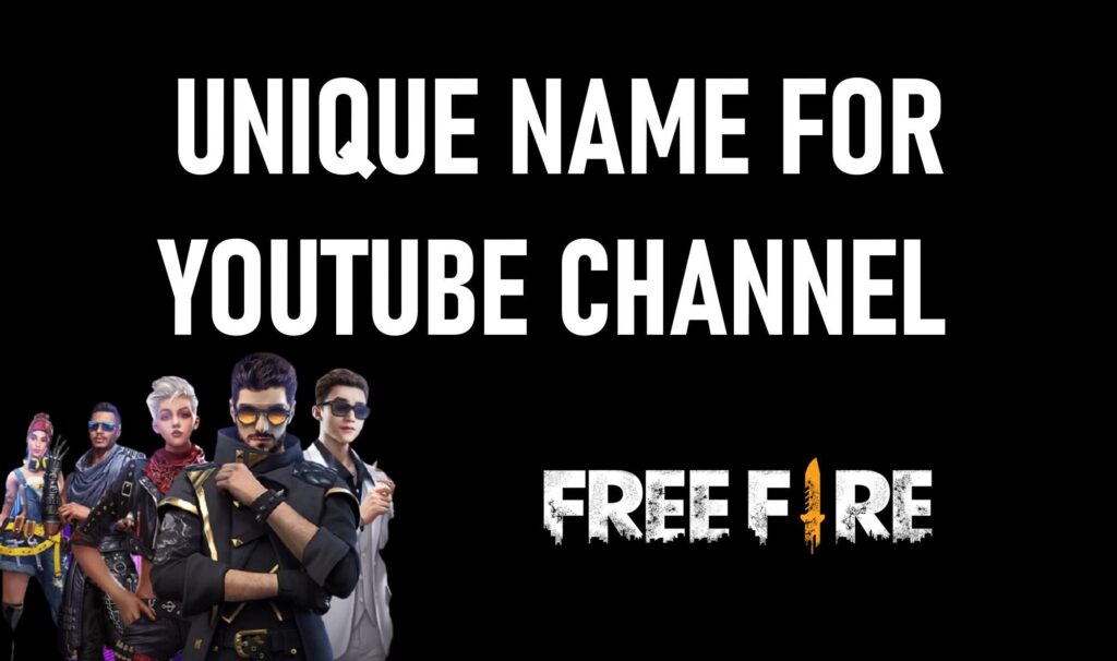 Best Name For YouTube Channel For Gaming Free Fire