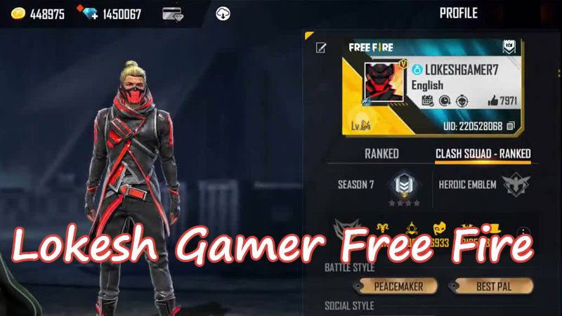 lokesh gamer free fire id