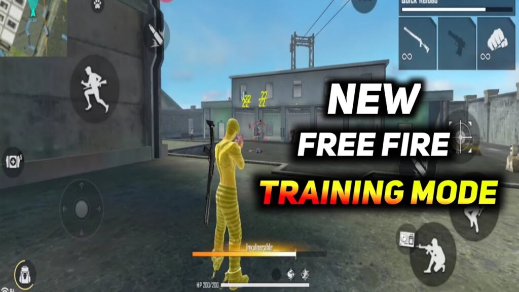 free fire training mode